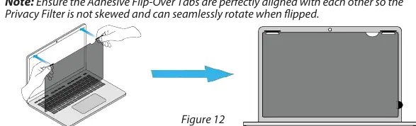 Instalacja filtra z systemem Flip-Up/Flip-Over.