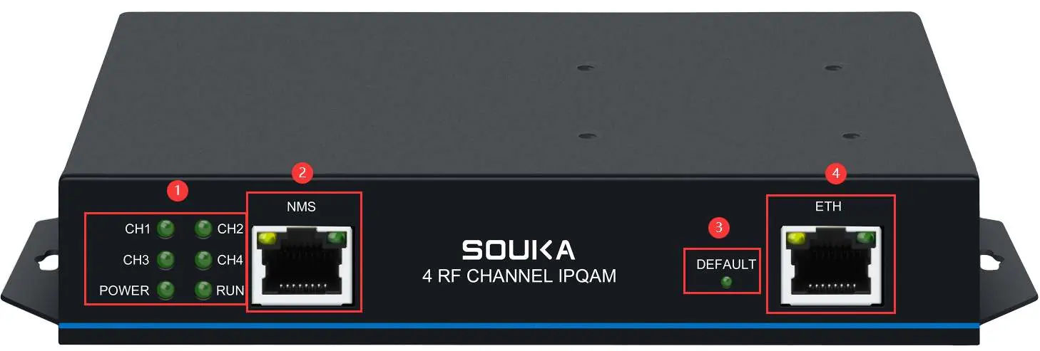 Panel przedni urządzenia