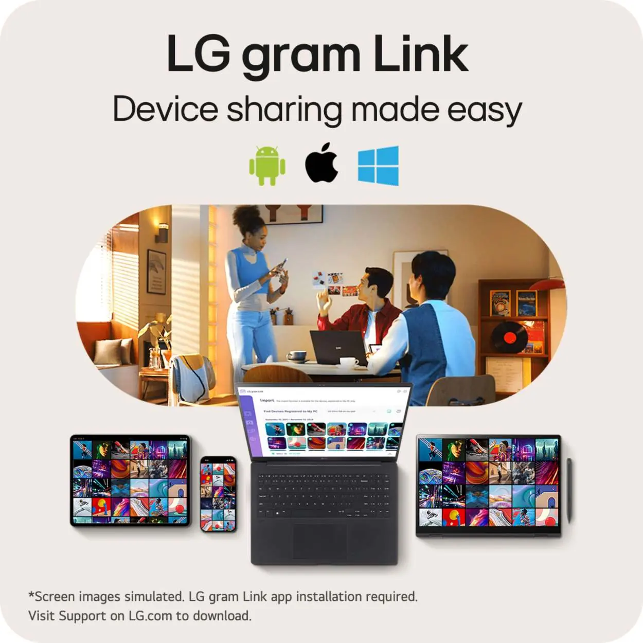 Funkcja LG Gram Link