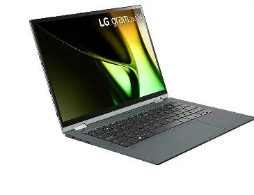 Laptop LG gram 2-in-1 w trybie otwartym