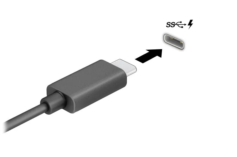 Podłączanie urządzenia do portu USB Type-C