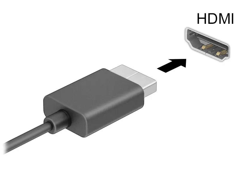 Podłączanie kabla HDMI