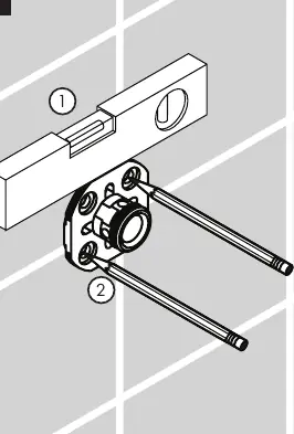 Montaż z użyciem śrub typu toggle bolts