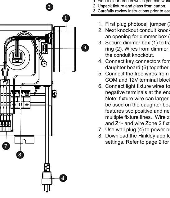 Schemat podłączenia transformatora Hinkley 1500SMT