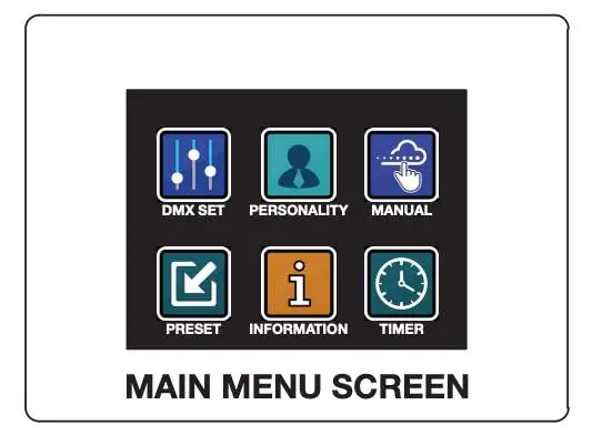 Ekran menu głównego