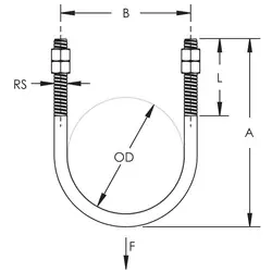 Schemat techniczny z wymiarami
