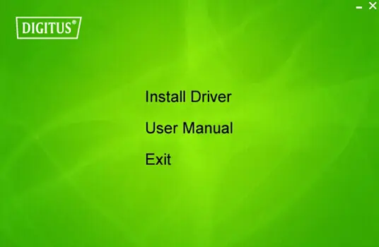Menu instalatora sterowników