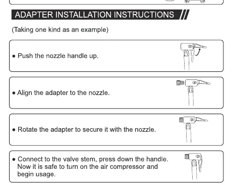 Instrukcja montażu adapterów