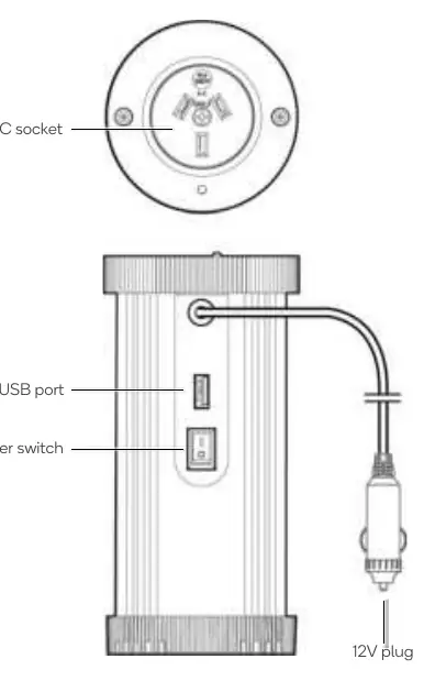 Schemat budowy przetwornicy