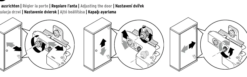 Regulacja drzwi