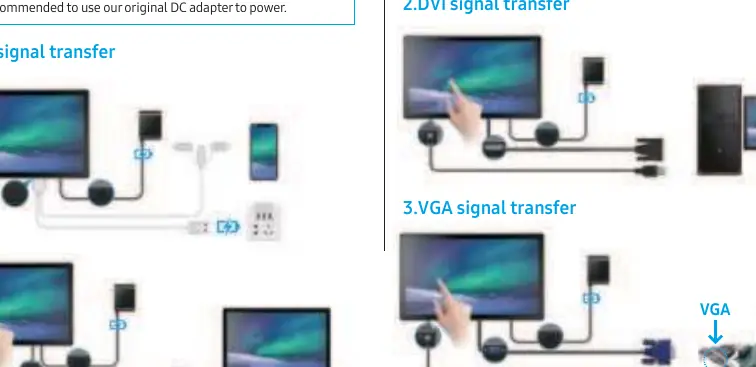 Schematy podłączenia sygnału