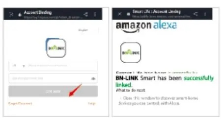 Konfiguracja umiejętności BN-LINK Smart w aplikacji Alexa