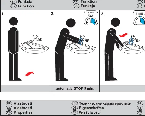 Schemat działania czujnika i parametry ciśnienia