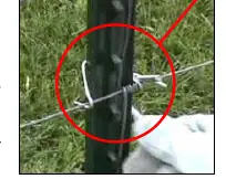 Klips do słupka typu T
