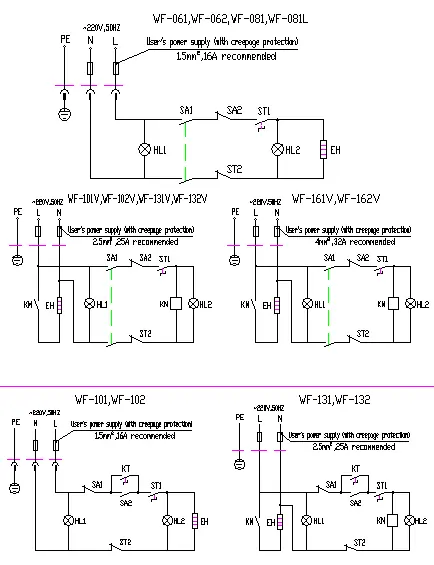 Schemat elektryczny frytkownicy