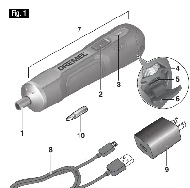 Budowa wkrętarki Dremel GO