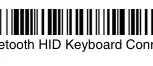 Kod kreskowy Bluetooth HID Keyboard Connect