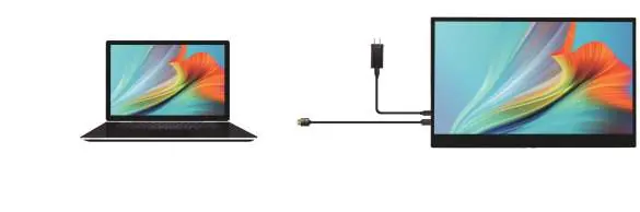 Schemat podłączenia przez USB-C