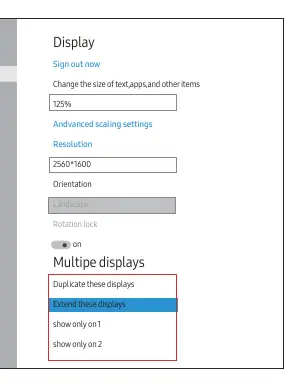 Ustawienia wyświetlania w Windows 10