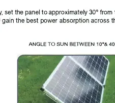 Zalecany kąt nachylenia panelu względem słońca