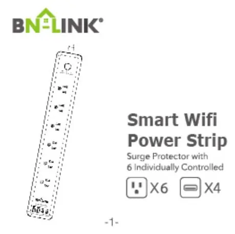 Listwa zasilająca BN-LINK Smart Wifi
