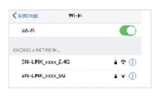 Wybór sieci Wi-Fi 2.4GHz