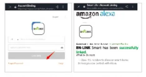 Łączenie konta z Alexa