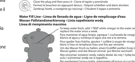 Instrukcja napełniania środka maty wodą