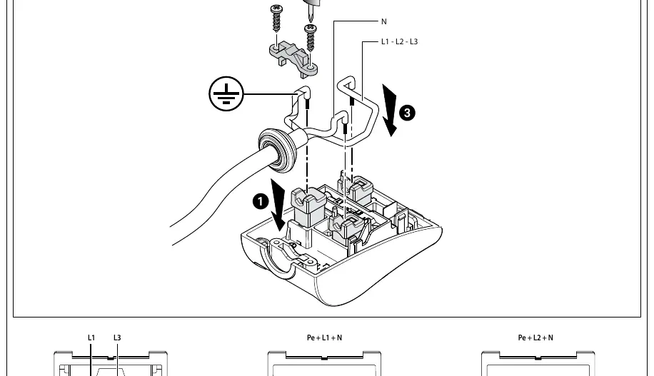 Schemat podłączenia dla modelu 75005000.