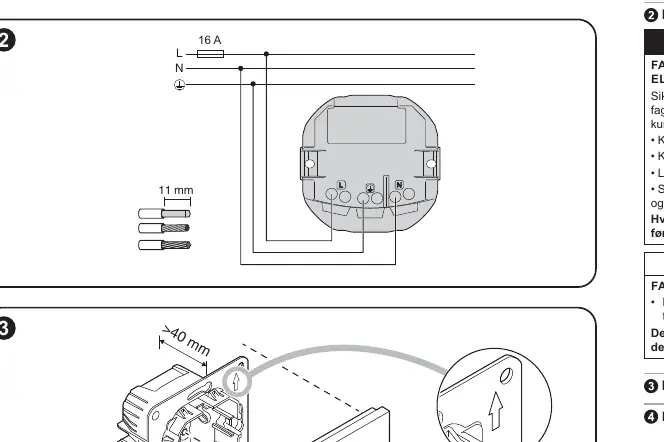 Schemat podłączenia elektrycznego gniazdka