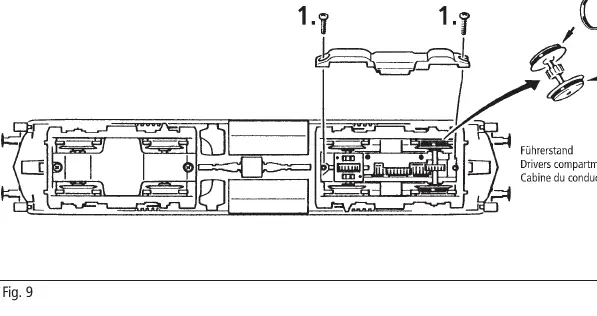 Fig. 8: Wymiana opon przyczepnościowych