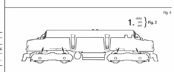 Fig. 3: Demontaż obudowy lokomotywy