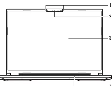 Widok przedni laptopa