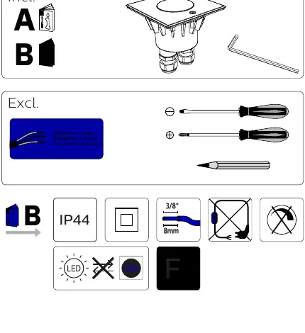 Wymagane narzędzia i parametry kabla
