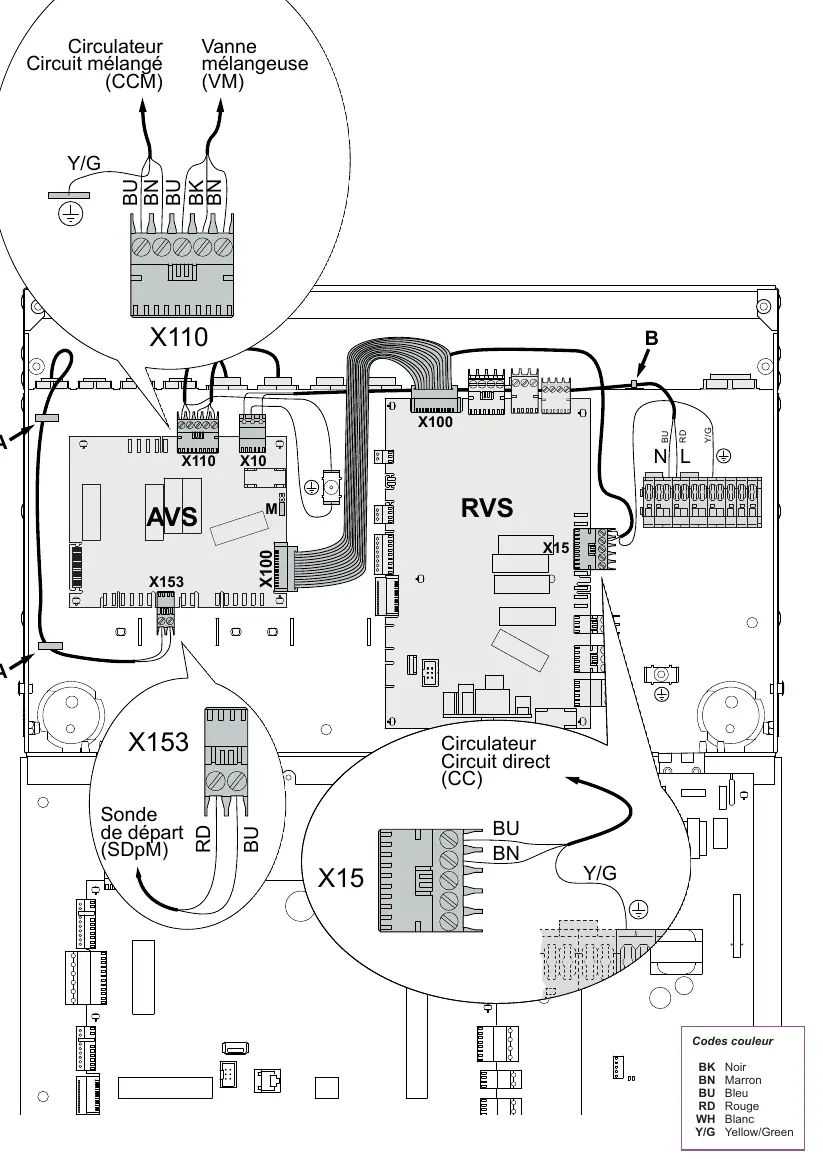 Schemat połączeń elektrycznych (fig. 7)