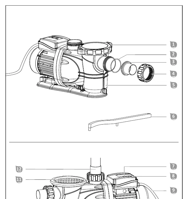 Schemat budowy pompy
