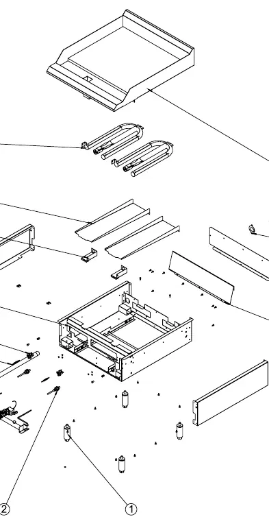 Schemat części (Parts Diagram) - Thermostatic Griddle