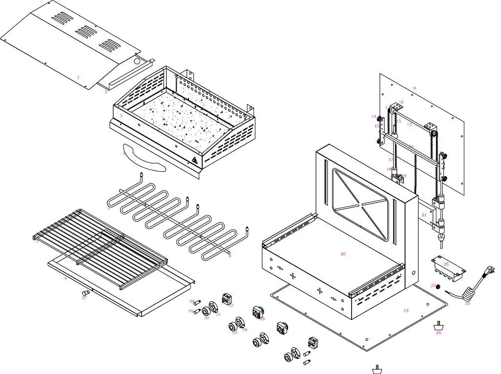 Schemat części (Exploded Parts Diagram)