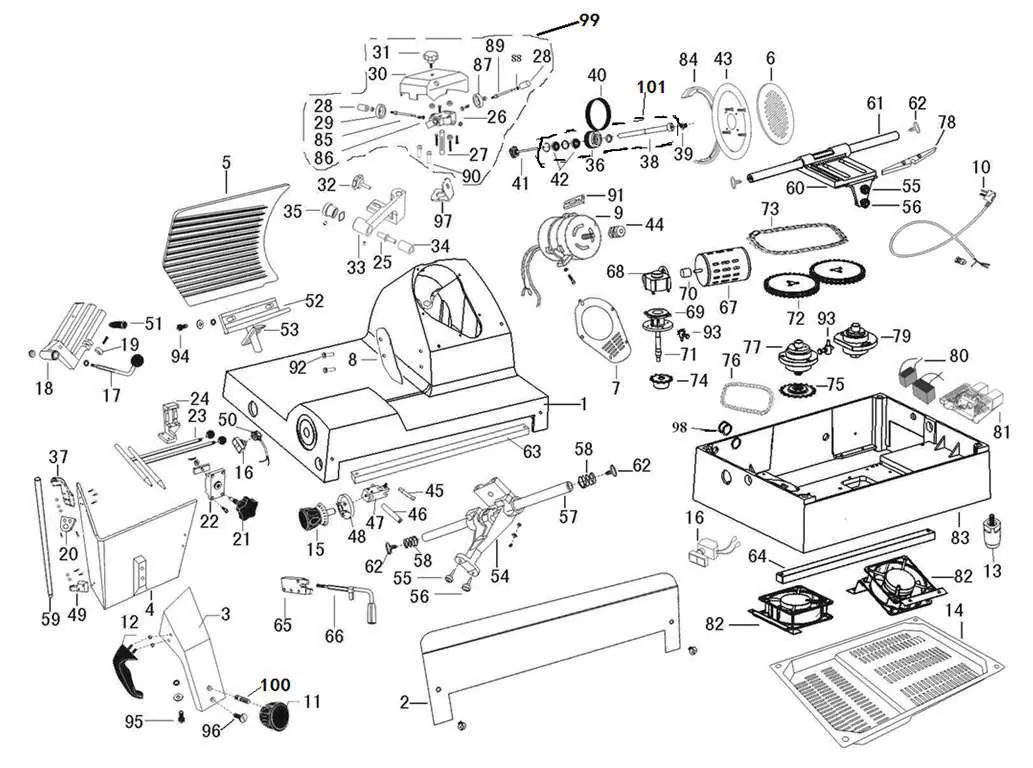 Schemat części (Exploded View)
