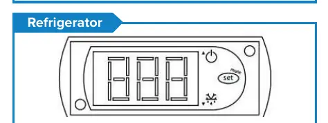 Panel sterowania chłodziarki